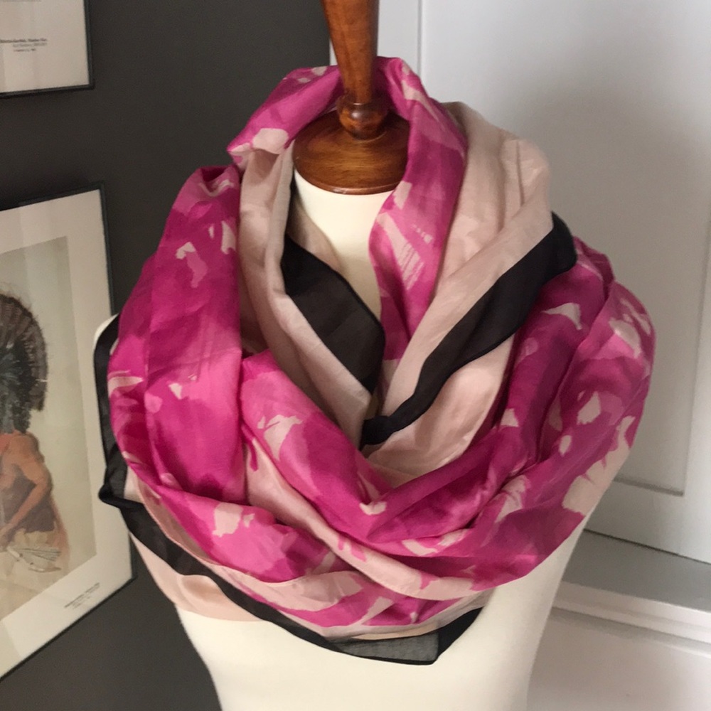 Cotton Silk long scarf gorgeous